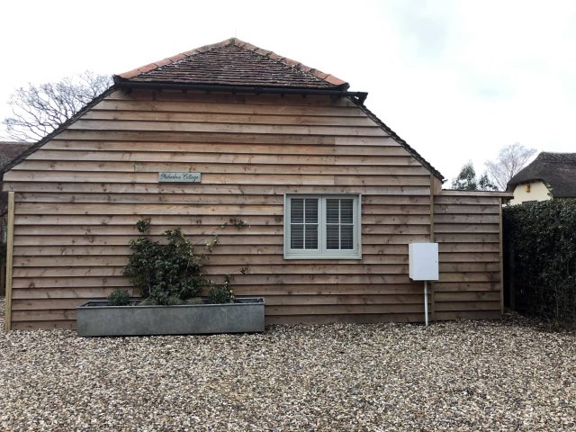 Garage conversion to an annex